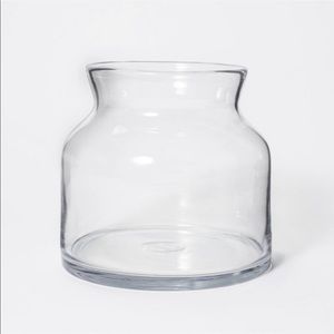 Studio McGee short glass vase